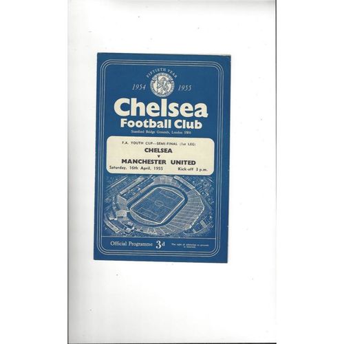 FA Youth Cup Semi Final Football Programmes