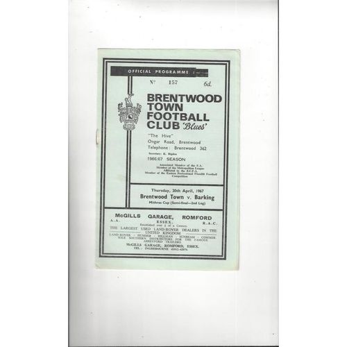 Non-League 1950s & 60s Football Programmes