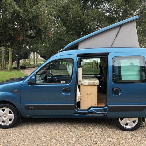 Renault Kangoo 1.2 16V Expression Camper Van Elevating Roof - Lady Owner 9 years