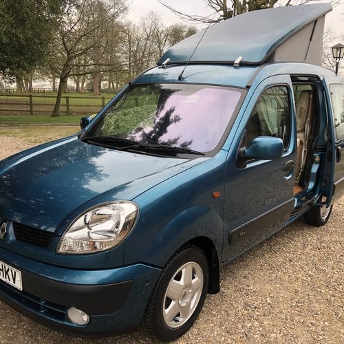 Renault Kangoo 1.2 16V Expression Camper Van Elevating Roof - Lady Owner 9 years