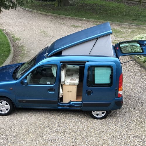 Renault Kangoo 1.2 16V Expression Camper Van Elevating Roof - Lady Owner 9 years