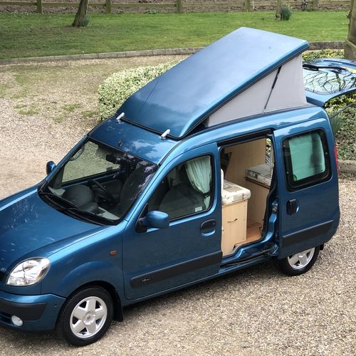 Renault Kangoo 1.2 16V Expression Camper Van Elevating Roof - Lady Owner 9 years