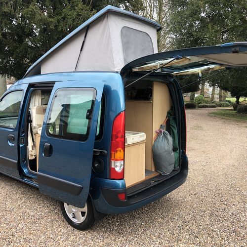 Renault Kangoo 1.2 16V Expression Camper Van Elevating Roof - Lady Owner 9 years