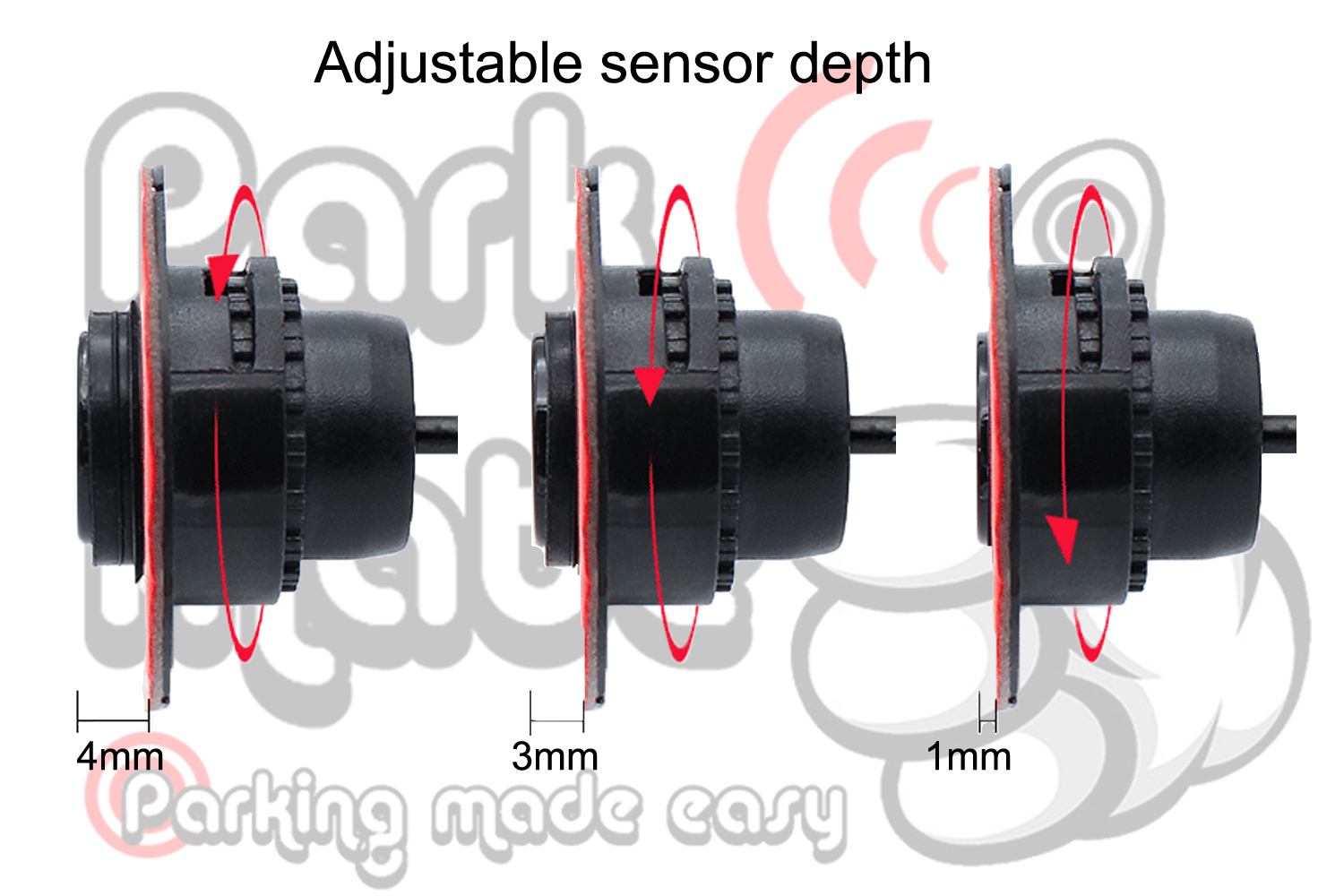 Audio Buzzer Flush Fit Front Parking Sensors Park Mate PM320 Park