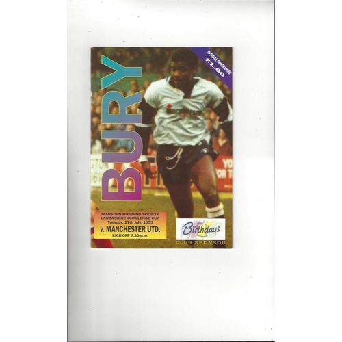 Lancashire Senior Cup Football Programmes All Rounds