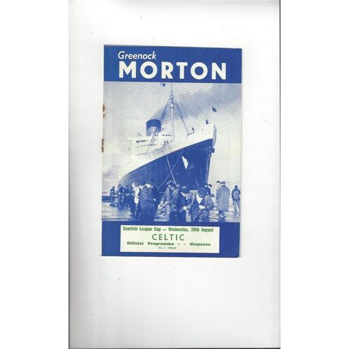 Morton Football Programmes