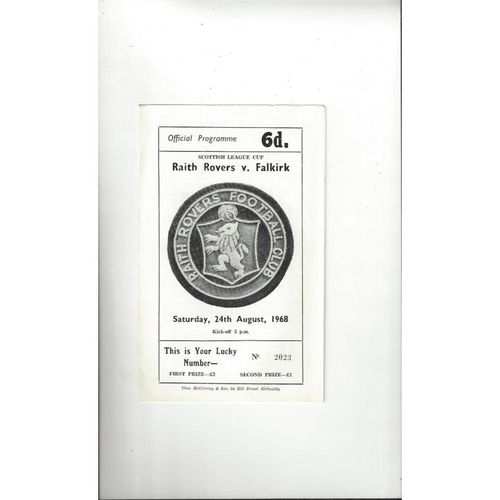 Raith Rovers Football Programmes