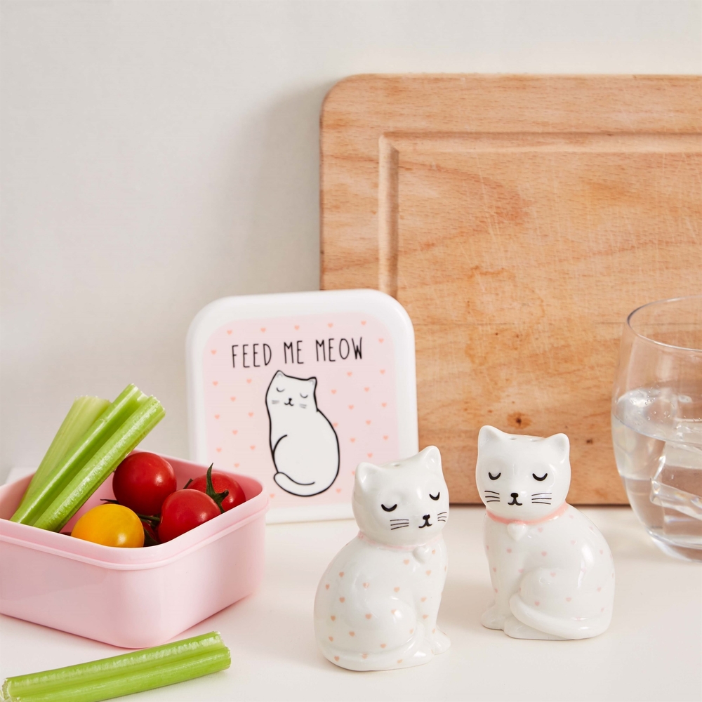 Cutie Cat Salt and Pepper Shakers
