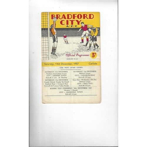 Carlisle United Away Football Programmes