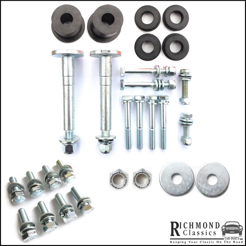 Classic Mini Rear Subframe Bolt and Rubber Bush Kit - 21A1440, 21A2560