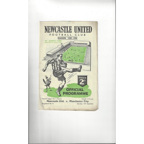 Newcastle United Home Football Programmes