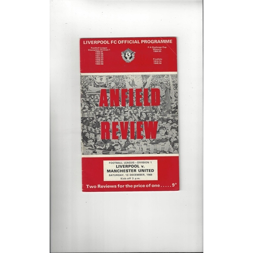 Manchester United Away Football Programmes