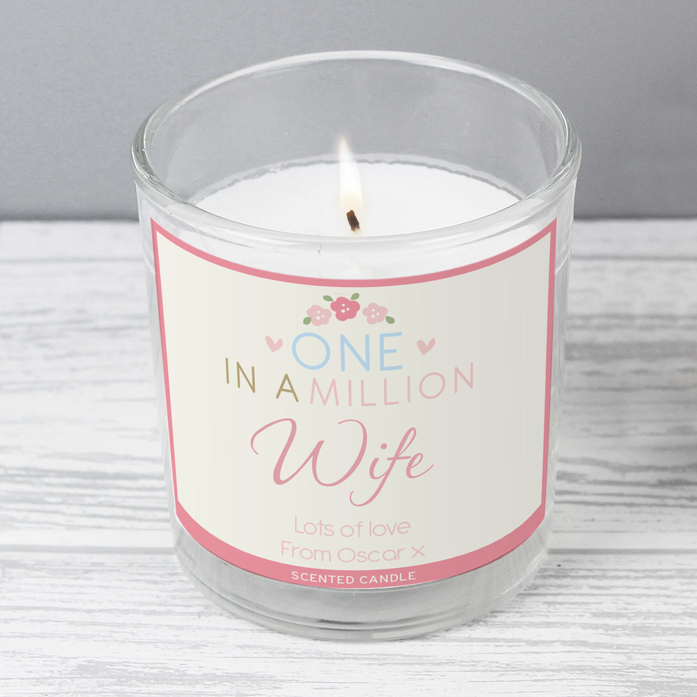 Personalised One in a Million Scented Jar Candle