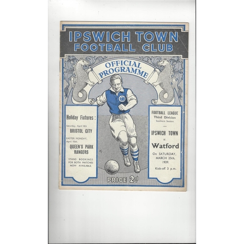 Ipswich Town Home Football Programmes