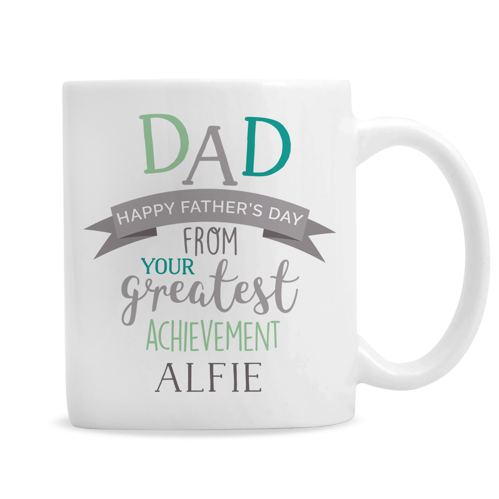 Personalised 'Dad's Greatest Achievement' Mug