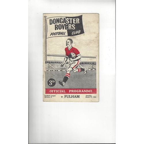 Fulham Away Football Programmes