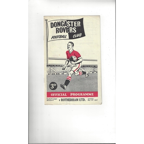 Doncaster Rovers Home Football Programmes