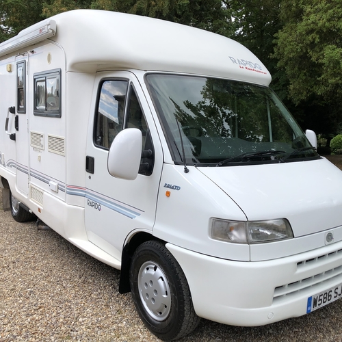 Rapido 770f Motorhome 4 Berth Fixed Bed Fiat Ducato 2.8TD 2000(W)reg 65914 Miles