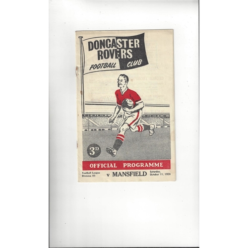 Doncaster Rovers Home Football Programmes