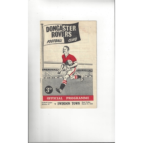 Swindon Town Away Football Programmes