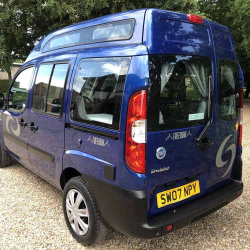 2007 Fiat Doblo Camper Van 2 Berth 1368cc Petrol - 71994 Miles