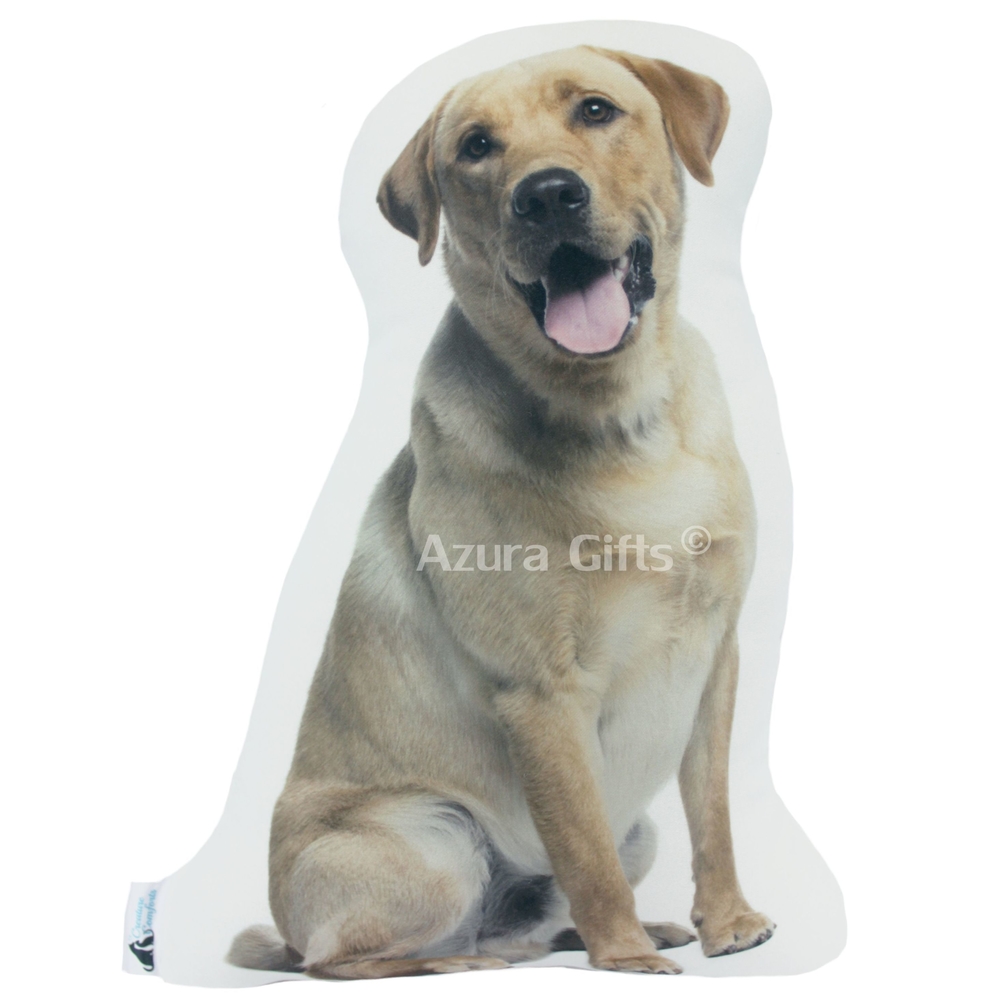 Labrador Retriever Shaped Dog Cushion
