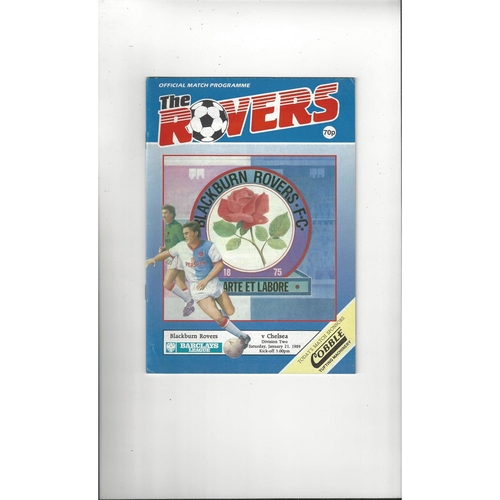 Blackburn Rovers Home Football Programmes
