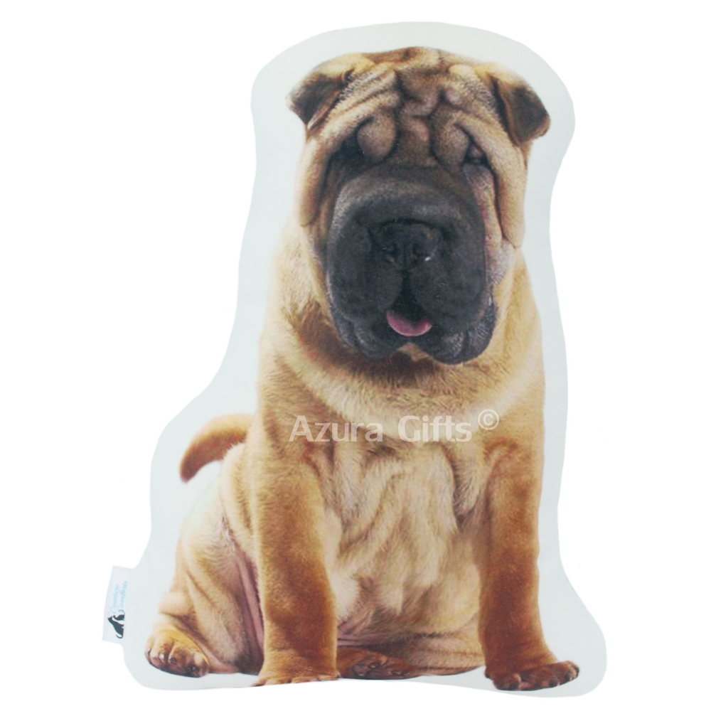 Shar Pei Shaped Dog Cushion