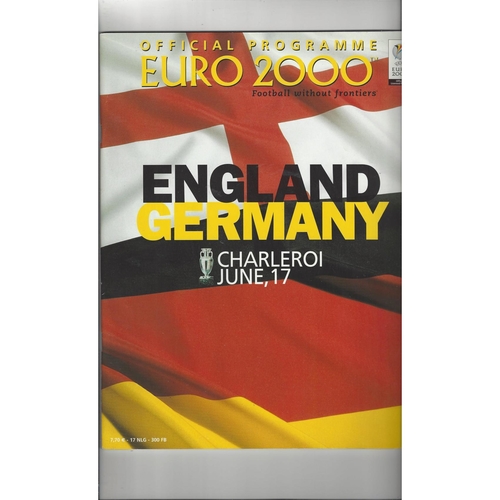 European Championship Football Programmes