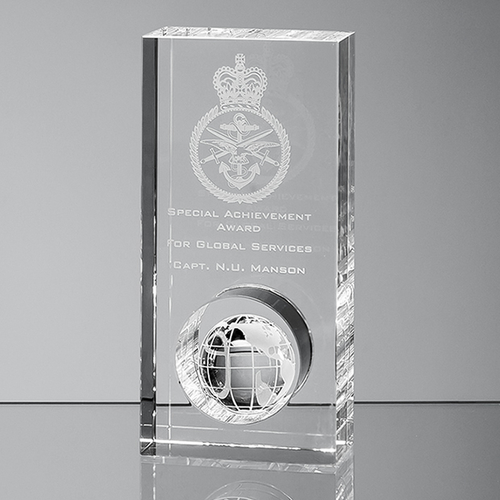 Small Globe in the hole Awards 170*80*45mm