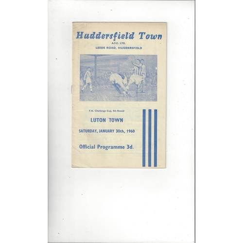 Huddersfield Town Home Football Programmes