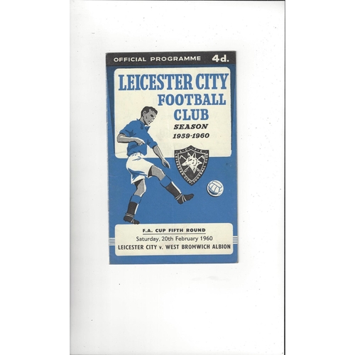 Leicester City Home Football Programmes