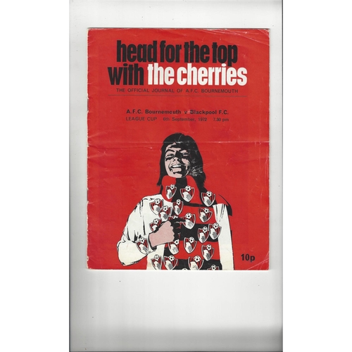 Blackpool Away Football Programmes