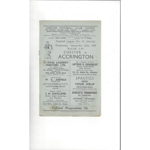 Accrington Stanley Away Football Programmes