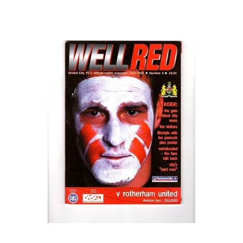 Rotherham United Away Football Programmes