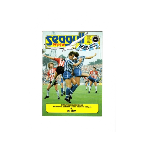 Bury Away Football Programmes