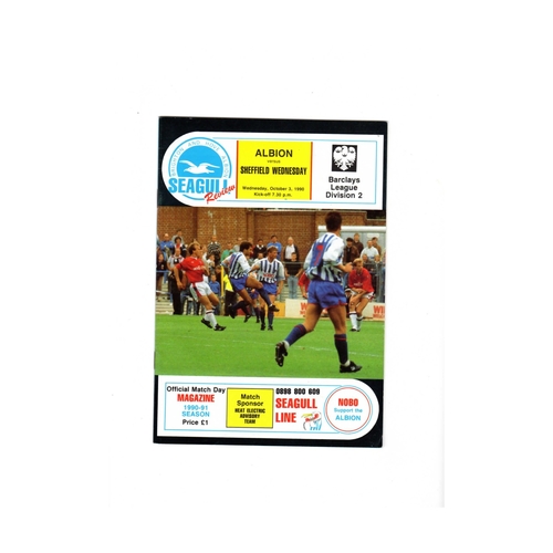 Sheffield Wednesday Away Football Programmes