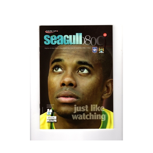 Brighton & Hove Albion Home Football Programmes