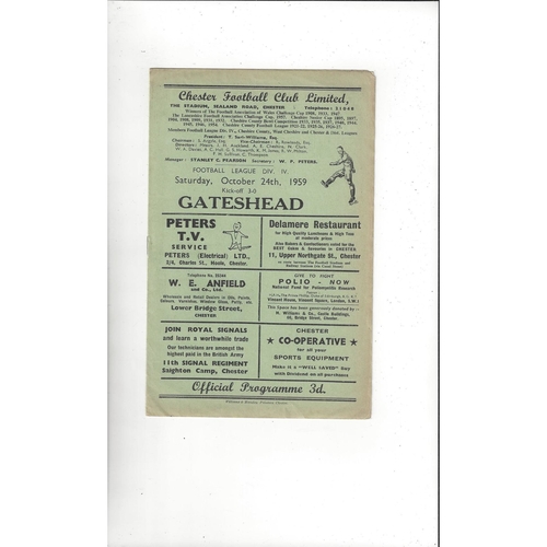 Gateshead Away Football Programmes