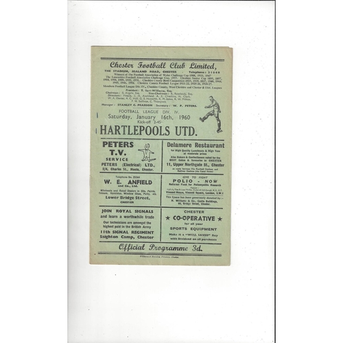 Hartlepool United Away Football Programmes