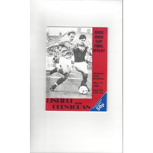 Northern Ireland Cup / Gold Cup Finals Football Programmes