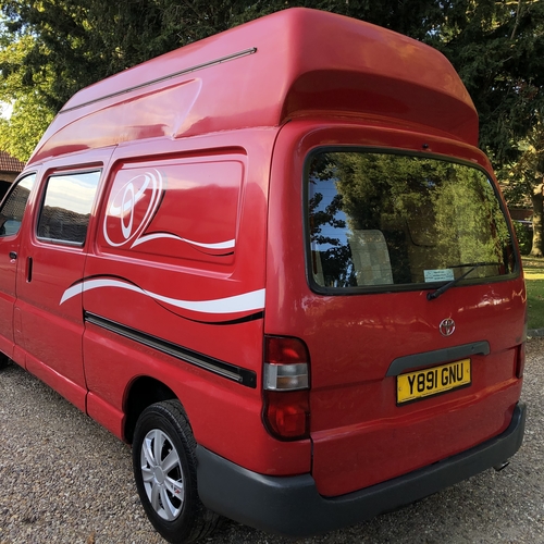 2001 Toyota HiAce Powervan HiTop 2.4D GS LWB Camper Van 4 Berth ONLY 58839 Miles