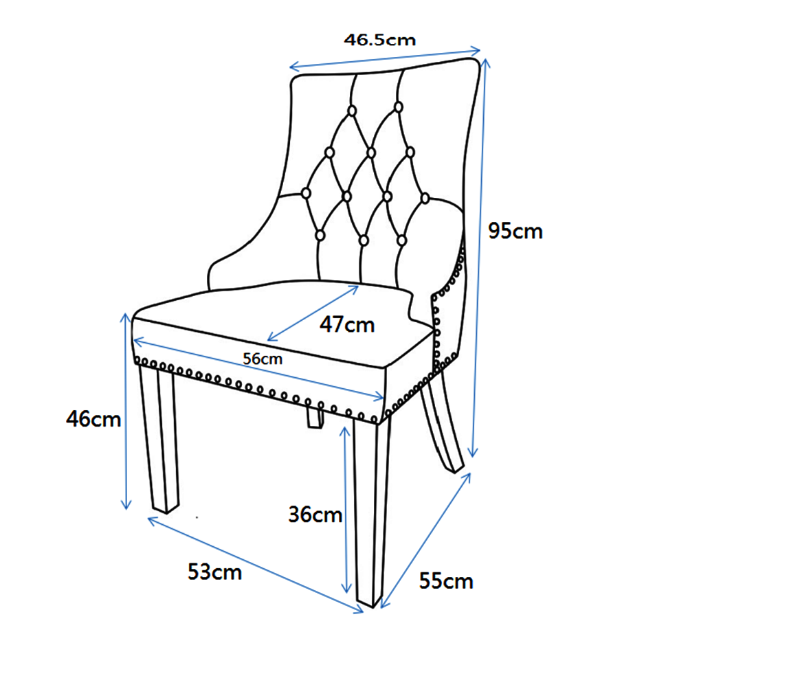 Victoria Tufted Velvet Fabric Studded Accent Dining Chair (Grey) MCC