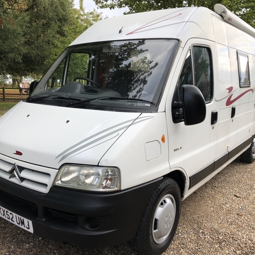 2002 (52)reg Citroen Relay TD HDi LWB Camper Van 2 Berth 80748 Miles - 1 Owner since 2006