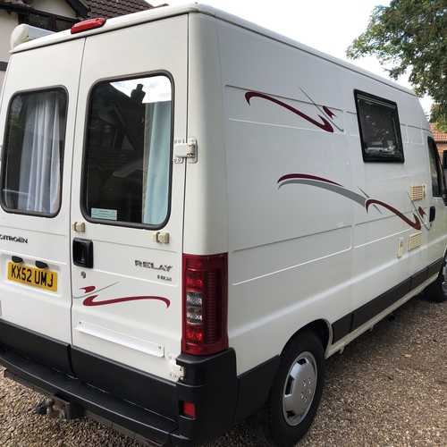 2002 (52)reg Citroen Relay TD HDi LWB Camper Van 2 Berth 80748 Miles - 1 Owner since 2006