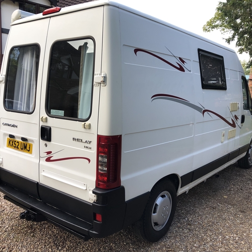 2002 (52)reg Citroen Relay TD HDi LWB Camper Van 2 Berth 80748 Miles - 1 Owner since 2006