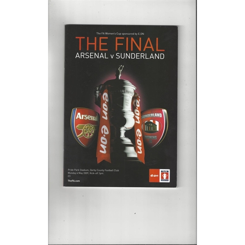 Women's FA Cup Final Football Programmes