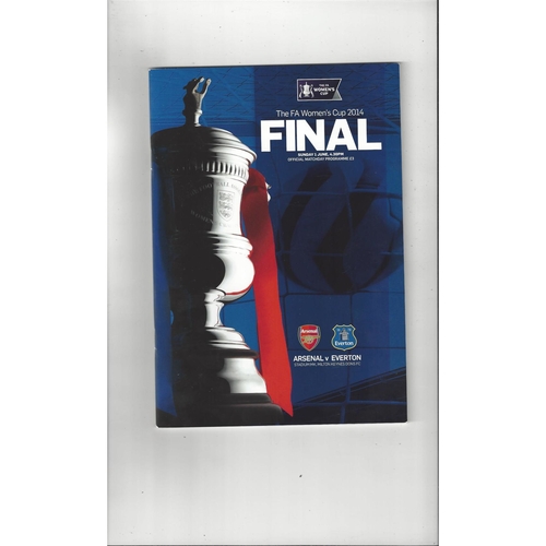 Women's FA Cup Final Football Programmes