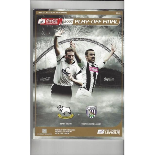 League Play Off Final Football Programmes