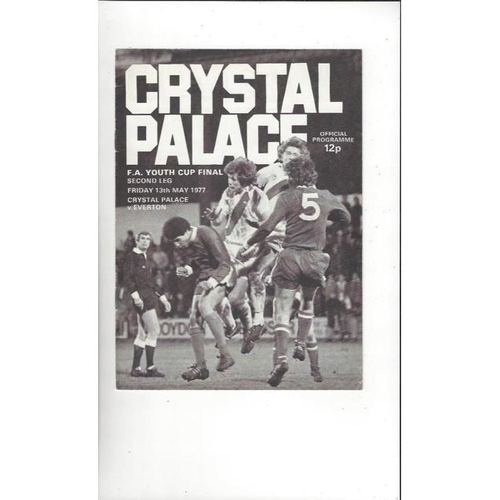 FA Youth Cup Final Football Programmes